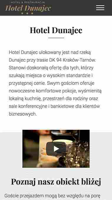 Hotel Dunajec*** - hotel - widok na telefonie komórkowym